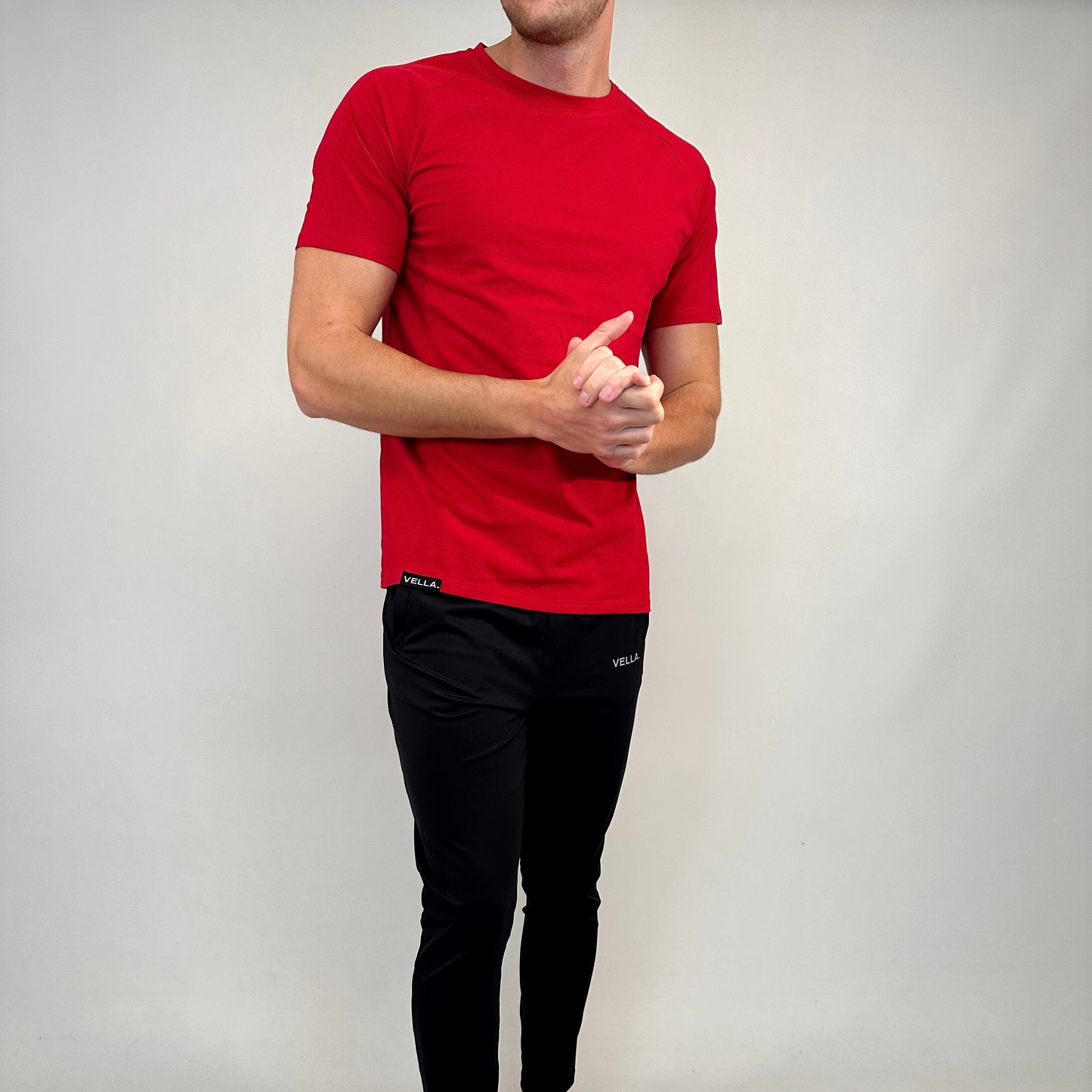 Mens Cotton T-Shirt - Red